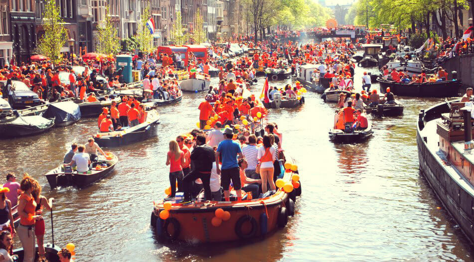 Kings Day in Amsterdam