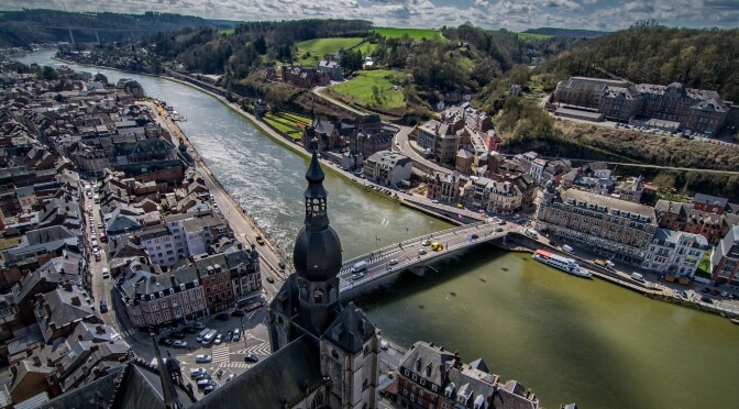 View of Dinant, Wallonia