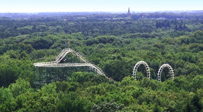 Theme Parks in Europe: Efteling rollercoaster in the Netherlands