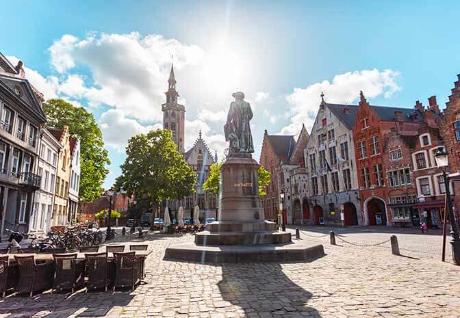 Jan van Eyck Square, Bruges