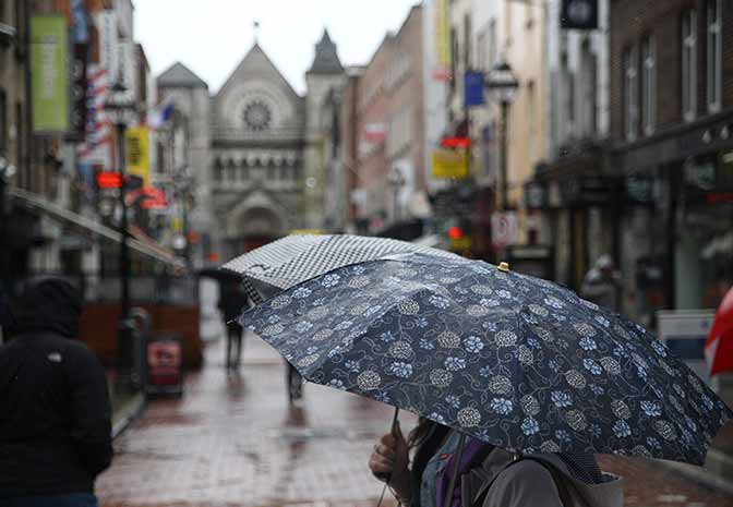 Rainy day in Dublin